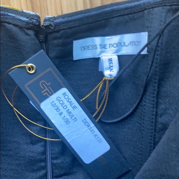 Dress the Population Rosalie Strapless Dress - Picture 4 of 7